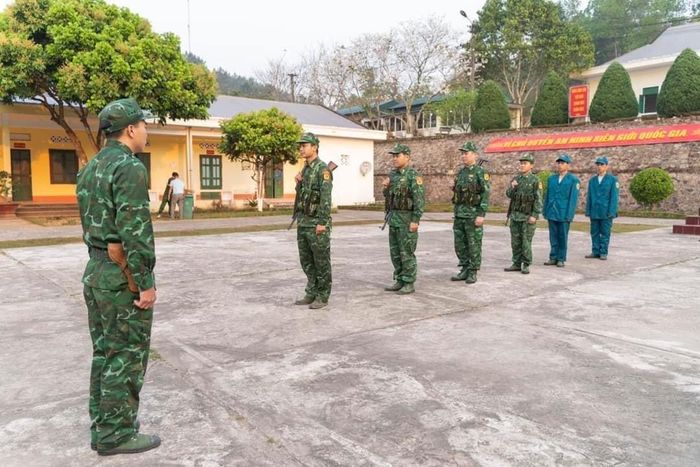 Không khí tập luyện, lao động hăng say tại đơn vị. Ảnh: Vũ Đạo