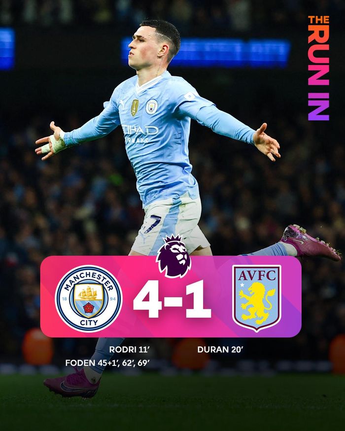 Man City đè bẹp đối thủ 4-1
