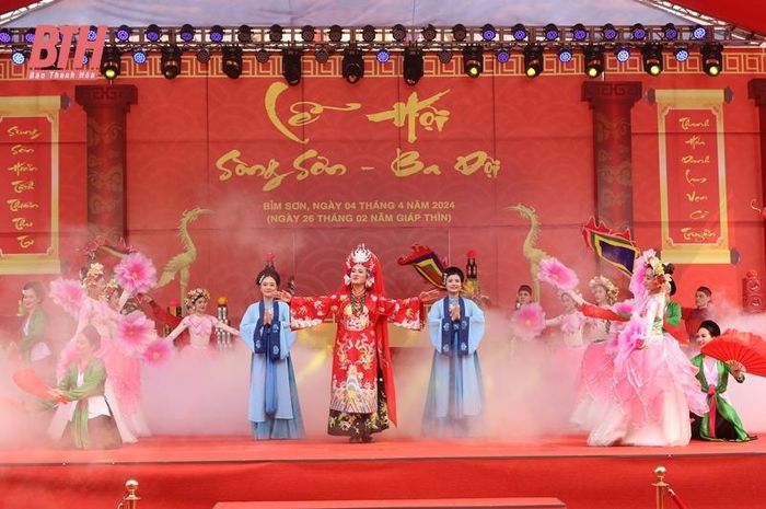 Chương trình nghệ thuật “Huyền tích tiên nữ đèo Ba Dội”.