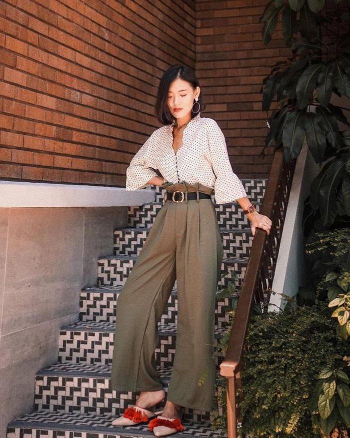 Quần culottes tôn dáng cho người mặc.