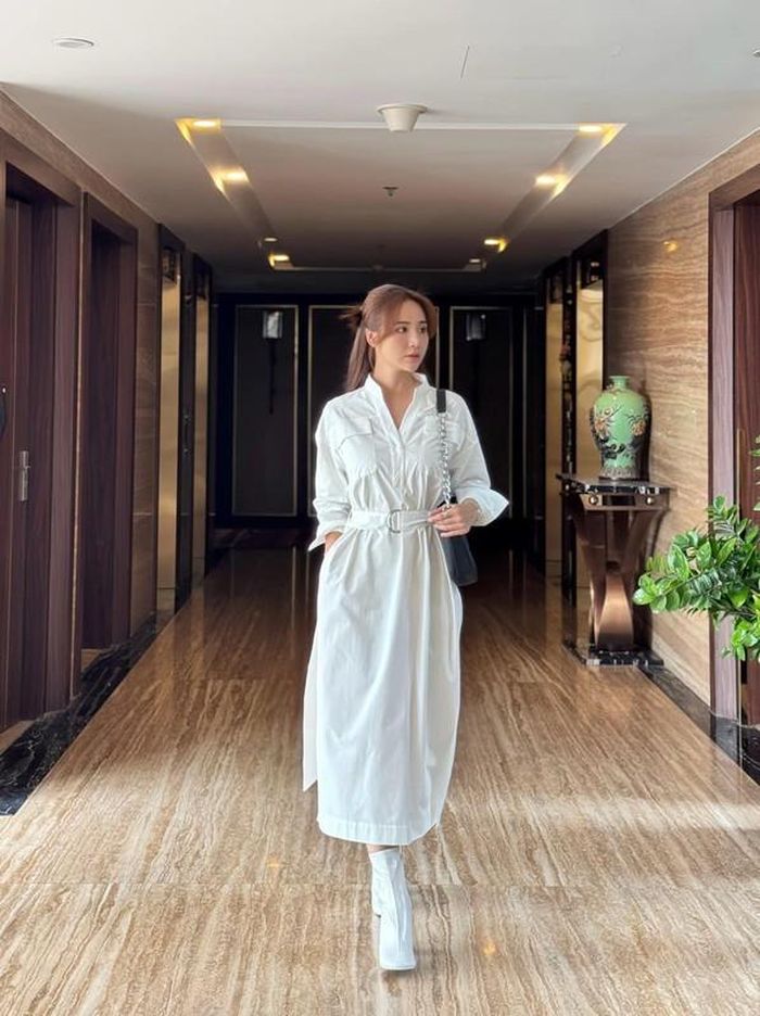 Sự thay đổi về phong cách thời trang của Huyền Lizzie nhận được nhiều lời khen ngợi từ người hâm mộ.