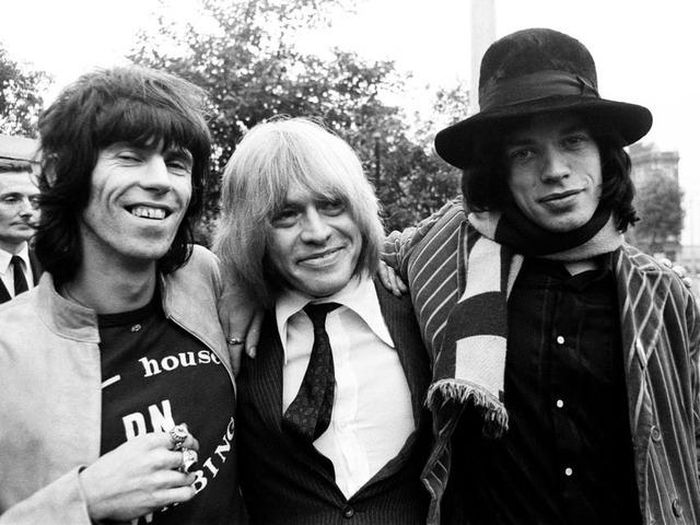 (Từ trái qua phải) Keith Richards, Brian Jones và Mick Jagger