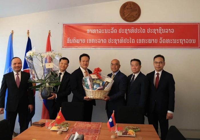 Quang cảnh buổi gặp mặt tại Geneva. (Ảnh: Anh Hiển/Vietnam+)