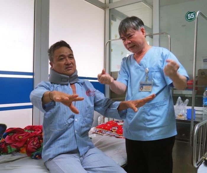 Bệnh nhân thoát khỏi tàn phế nhờ mổ u tủy sống tại Bệnh viện Hữu nghị Đa khoa Nghệ An.