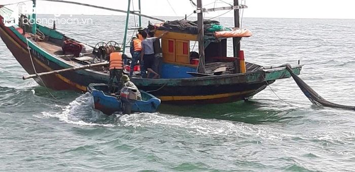  Xuồng cao tốc thực hiện công tác kiểm ngư trên biển. Ảnh: CTV 