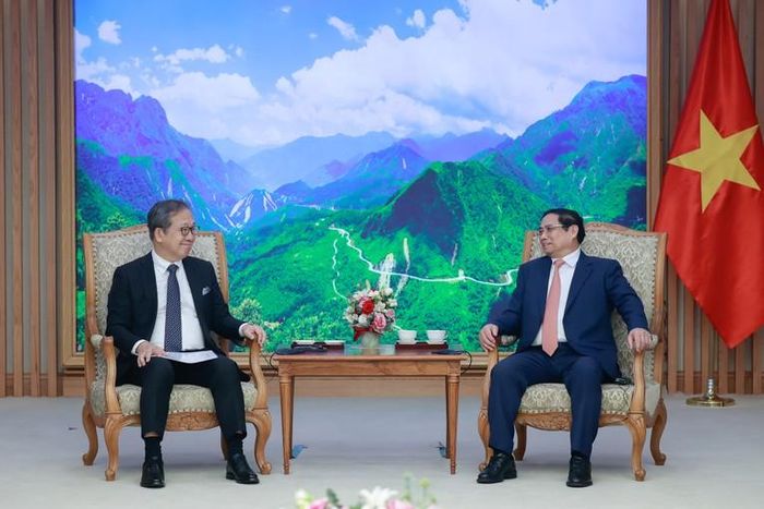 Thủ tướng đề nghị dù trên cương vị nào, Đại sứ vẫn tiếp tục phát huy vai trò, đóng góp vào quan hệ Việt - Nhật trên tất cả các lĩnh vực. Ảnh: VGP.