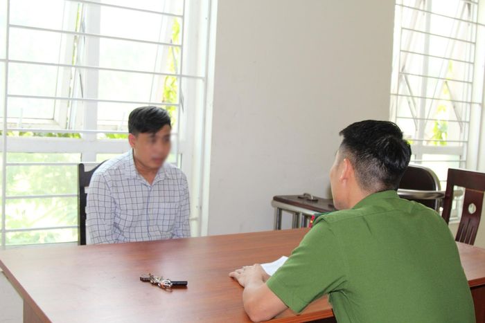 Đối tượng Nguyễn Văn Điều tại CQĐT.