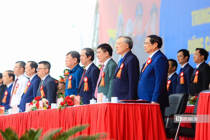 Thủ tướng Chính phủ Phạm Minh Chính và nhiều lãnh đạo Đảng, Nhà nước tới dự lễ kỷ niệm.