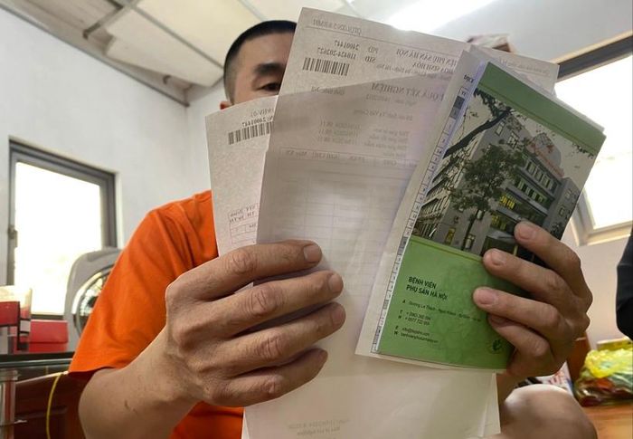 Anh N.A cho biết, chiều ngày 17/4 BV Phụ sản HN sẽ mổ cho con gái anh theo chỉ định của bác sĩ.