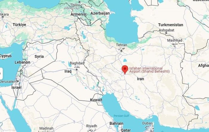 Địa điểm ở Iran bị tên lửa tấn công.