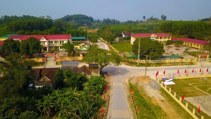  Một góc xã Thanh Tùng hôm nay. Ảnh: Nguyễn Lâm Sơn. 