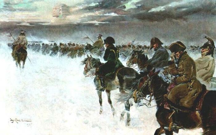 Napoleon không thể ngờ rằng, Nga đã thực hiện chiến thuật "vườn không nhà trống", phá sạch mùa màng cùng quân nhu khi rút đi khiến quân đội Pháp không thể cướp bóc được lương thực để bổ sung vào việc nuôi quân sau khi đã dùng gần hết số lương thực, thực phẩm mang đi.