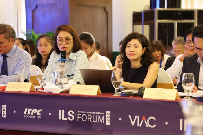  Bà Nguyễn Thị Linh Giang - Bộ KH-ĐT. Ảnh: M.HOA 