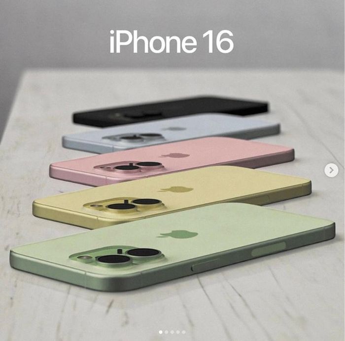 Apple đang xem xét nhiều mẫu thiết kế khác nhau cho iPhone 16, cùng với việc giới thiệu nhiều màu sắc mới như hồng, vàng, xanh dương, xanh lá cây, đen, trắng và tím. iPhone 16 Plus được cho là sẽ có thêm hai màu sắc mới là trắng và tím, và có thể có sự điều chỉnh về sắc thái của một số màu khác.