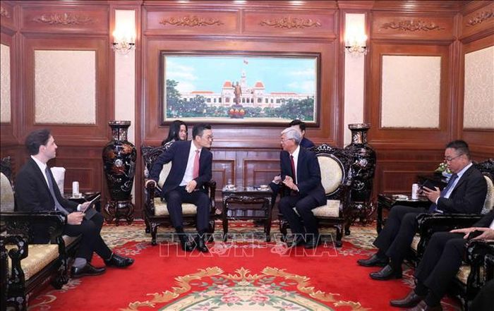 Quang cảnh buổi tiếp.