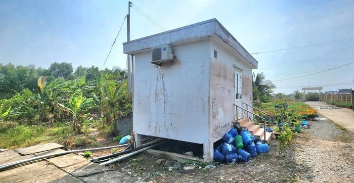 Một trạm quan trắc của dự án (Hoàng Nam)