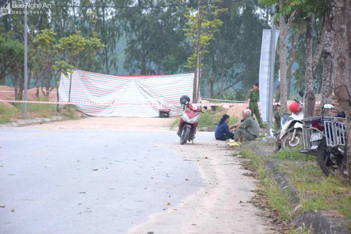 Hiện trường nơi phát hiện thi thể. Ảnh: Thanh Yên