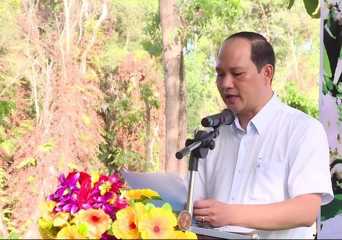 Ông Nguyễn Thanh Liêm, PCT UBND huyện U Minh tại sự kiện. (Hoàng Nam)