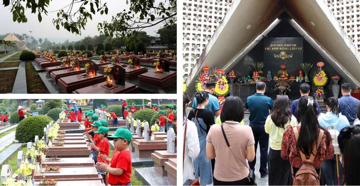 Người dân trên khắp cả nước tới Nghĩa trang liệt sĩ A1, thể hiện lòng biết ơn sâu sắc các thế hệ cha anh, các anh hùng, liệt sĩ, thanh niên xung phong, dân công hỏa tuyến và các tầng lớp nhân dân đã hy sinh, đóng góp to lớn cho độc lập, tự do của dân tộc trên mảnh đất Điện Biên.