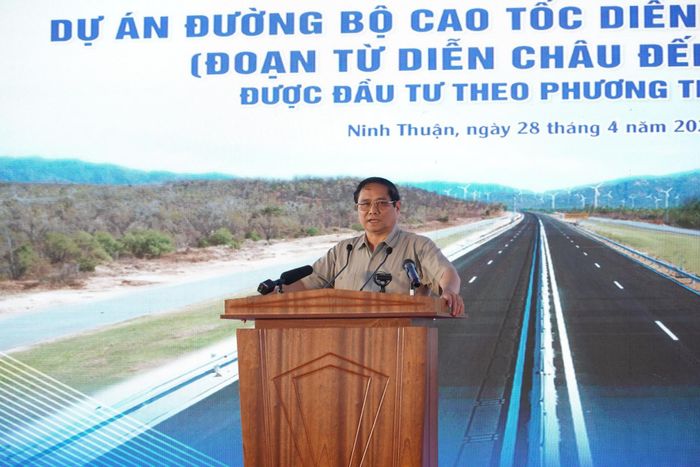 Thủ tướng Phạm Minh Chính phát biểu tại buổi lễ.