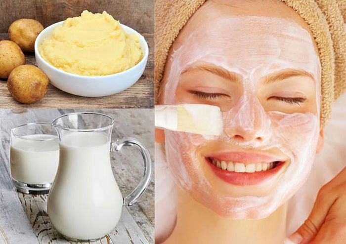 Sử dụng mặt nạ khoai tây giúp da sáng trắng và mịn màng hơn.
