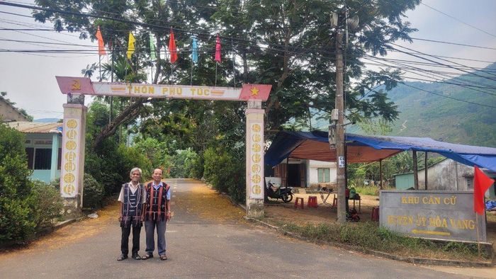 Làng Phú Túc nguyên là nơi đóng trụ sở của Huyện ủy Hòa Vang thời chiến tranh. Ảnh: Thanh Tùng.