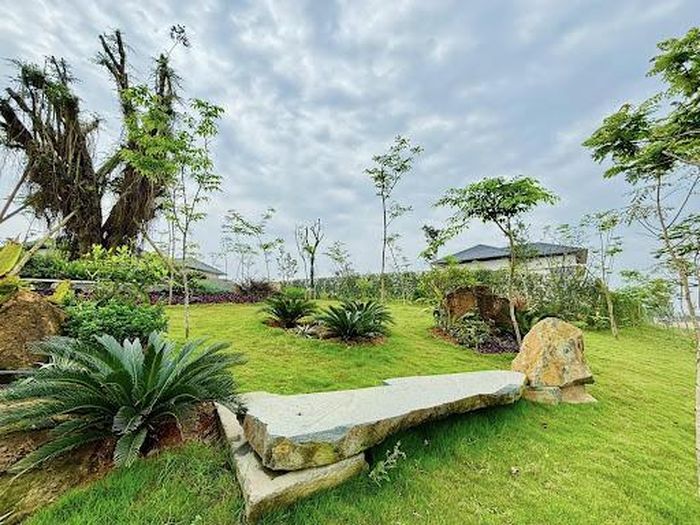 Vườn nhỏ của từng villa nghỉ dưỡng