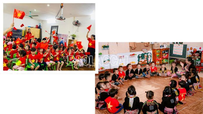  Đây cũng là dịp học sinh được trải nghiệm không khí tưng bừng, phấn khởi của Nhân dân trong ngày Giải phóng miền Nam thống nhất đất nước qua hoạt động văn nghệ. Thầy và trò cùng nhau biểu diễn, hát vang các bài ca cách mạng đã đi cùng năm tháng như: Em yêu chú bộ đội, Như có Bác trong ngày đại thắng, Màu cờ em yêu... 