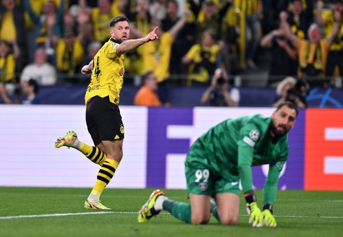  Niclas Fullkrug ghi bàn duy nhất giúp Dortmund hạ PSG 1-0 ở bán kết lượt đi Champions League. 