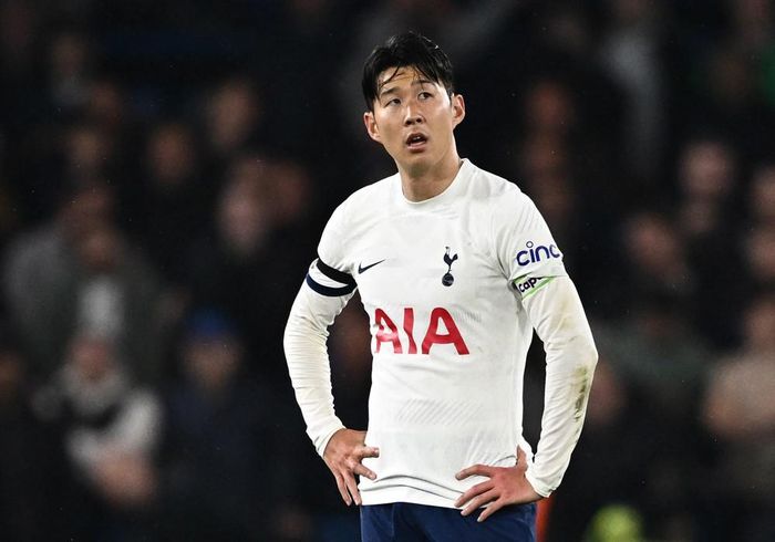 Son Heung-min chơi rất cố gắng ở hiệp hai nhưng không thể giúp Spurs xoay chuyển cục diện