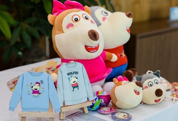Nhân vật sói Wolfoo của Sconnect là một trong những nhân vật hoạt hình Việt Nam được nhượng quyền phổ biến không chỉ ở Việt Nam mà còn ở một số thị trường quốc tế. Ảnh: VMCC