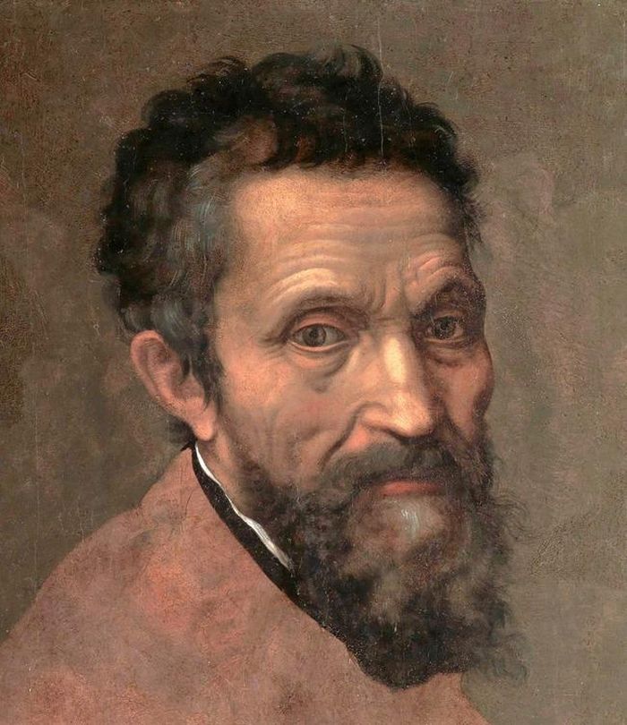 Chân dung Michelangelo do Daniele da Volterra vẽ