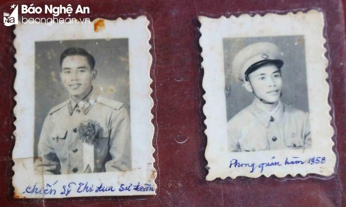  Ảnh cụ Cử những năm tại ngũ. Ảnh chụp lại: Huy Thư 