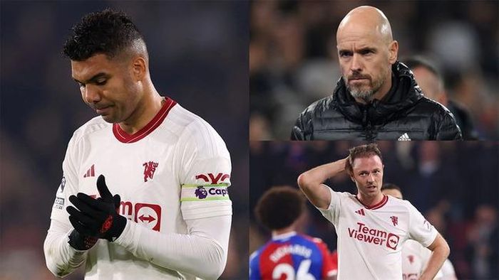 Casemiro là một thảm họa thực sự trong trận thua đậm ở Selhurst Park