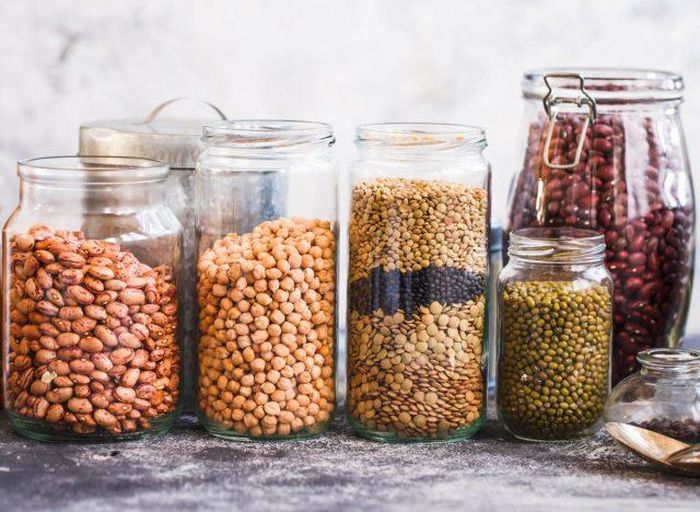 Các loại hạt có chứa nhiều protein và chất xơ.