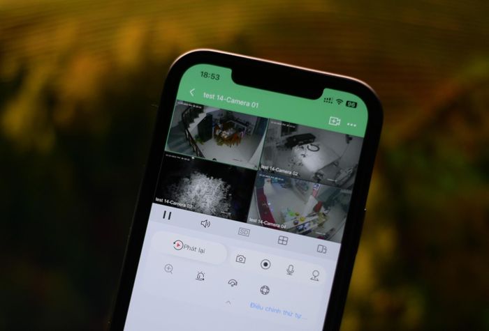 Hình ảnh từ camera giám sát. Ảnh: Hùng Phi. 