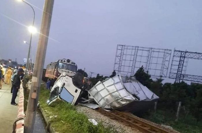 Một vụ tai nạn đường sắt qua lối đi tự mở xảy ra trên địa bàn huyện An Dương vào tháng 3/2024.