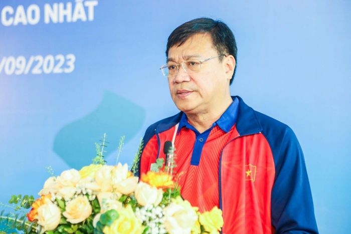 Ông Đặng Hà Việt - Cục trưởng Cục TDTT Thể thao Việt Nam có thể hoàn thành chỉ tiêu giành từ 12 đến 15 vé dự Olympic như mục tiêu đề ra với lực lượng hiện có. ẢNH: TTXVN