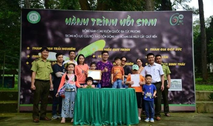 Hành trình hồi sinh- một hoạt động thu hút đông đảo du khách tham quan, trải nghiệm.