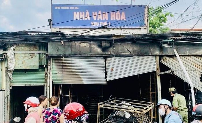 Hiện trường vụ cháy