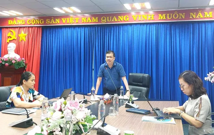 Giám đốc Sở Công Thương Bình Dương Nguyễn Thanh Toàn chủ trì buổi họp báo