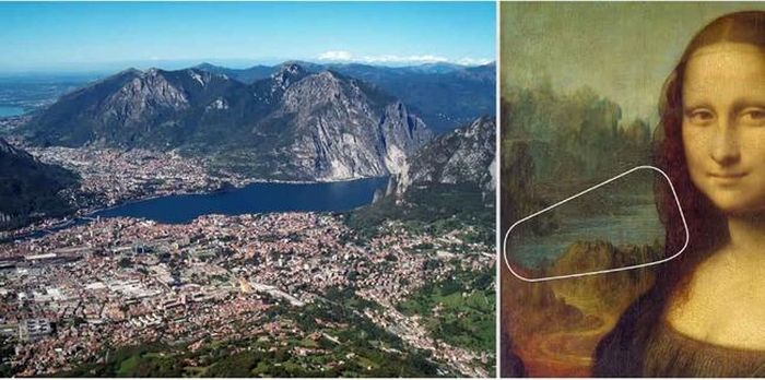 Hồ Como, Lecco (trái) được cho là nơi vẽ bức “Mona Lisa”