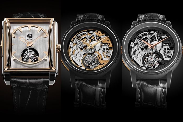 Chorus Minute Repeater và hai mẫu Skeleton Minute Repeater. Ảnh: ArtyA.