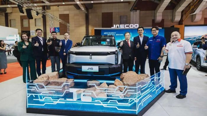 Xe thuần điện Jaecoo J6 lần đầu xuất hiện tại ASEAN, được cho là sẽ bán từ Malaysia ra Đông Nam Á.