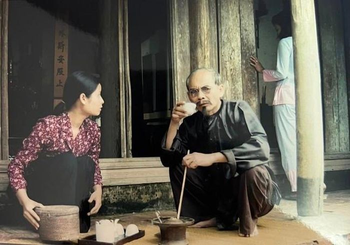 Cảnh trong “Đất và người” - bộ phim nổi tiếng của đạo diễn Nguyễn Hữu Phần