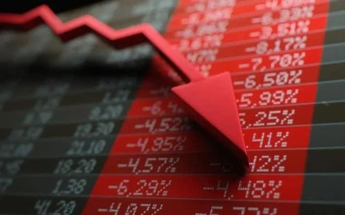 VN-Index bị chốt lời mạnh quanh mốc 1.280 điểm. Ảnh: StockBiz.