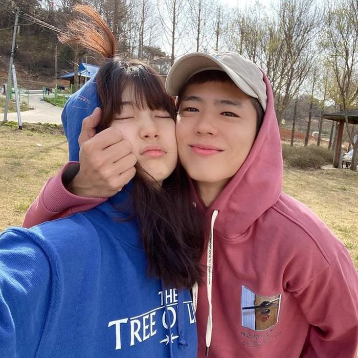 Ảnh sao Hàn Park Bo Gum và Suzy thân mật trở thành chủ đề nóng trên mạng xã hội