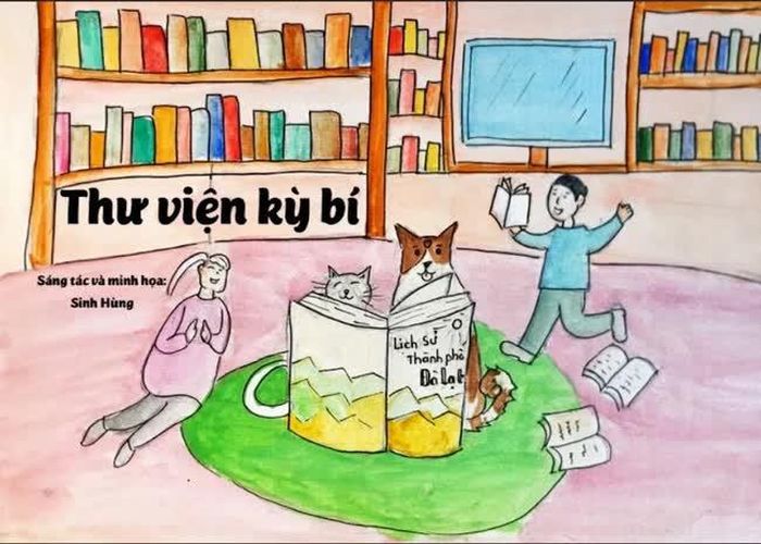 "Thư viện kỳ bí" của Lê Sinh Hùng (14 tuổi)