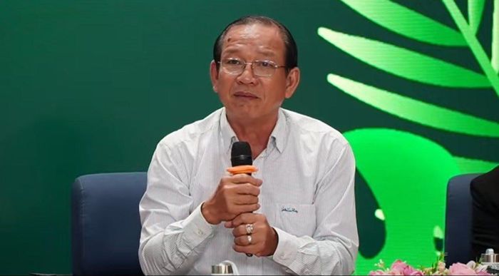 Trưởng đại diện Hiệp hội Ngân hàng Việt Nam tại thành phố Hồ Chí Minh Nguyễn Hoàng Minh chia sẻ tại Talkshow. Ảnh: M.Tuấn