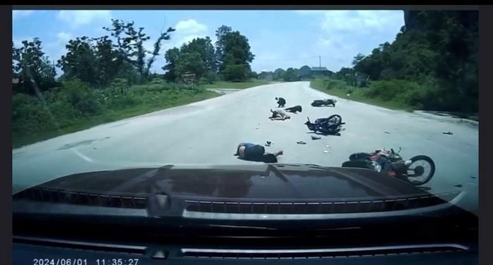  Hiện trường hỗn loạn (Ảnh cắt từ video).